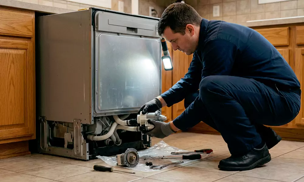 Dishwasher Pump Replacement in Camp Pendleton, CA