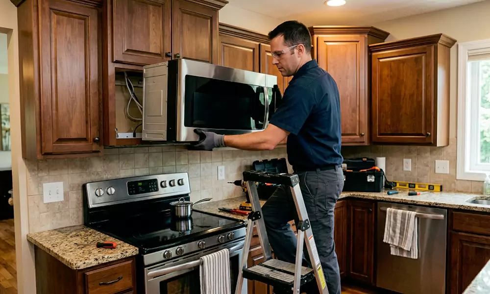 Microwave Installation in Camp Pendleton, CA