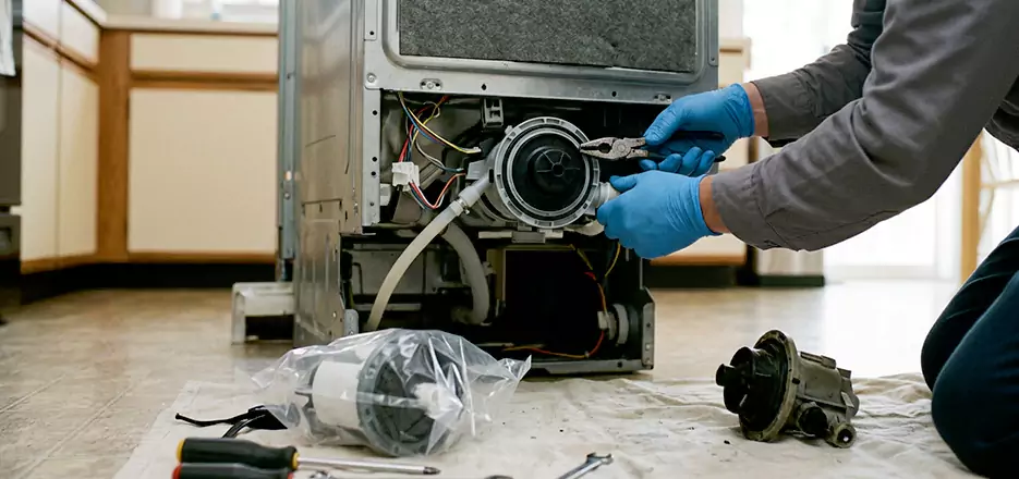 Dishwasher Motor Pump Replacement in Camp Pendleton