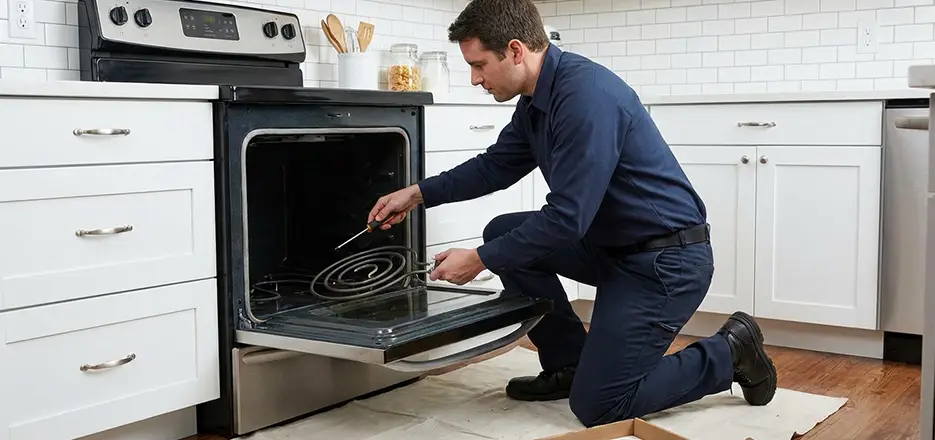 Oven Lower Heating Element Replacement in Camp Pendleton