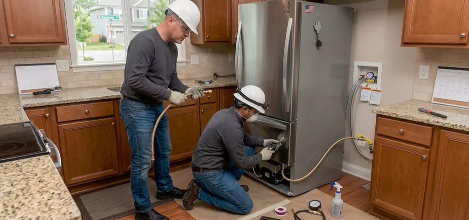 Propane Refrigerator Installation in Camp Pendleton
